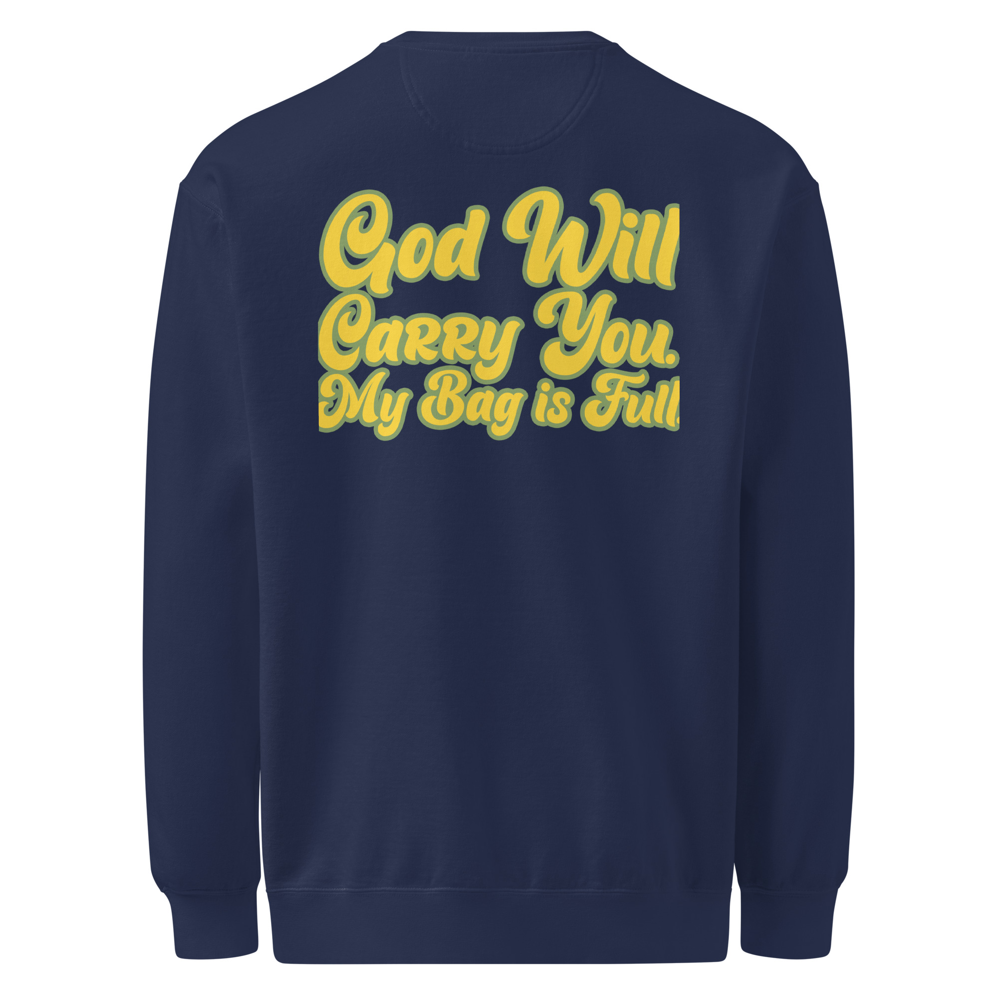 Unisex garment-dyed sweatshirt